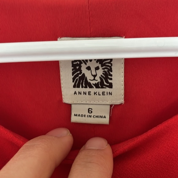 Anna Klein red dress - Picture 2 of 3